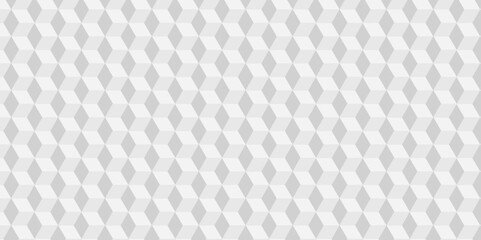 Seamless cube technology business concept. Abstract vector soft white mosaic grid pattern. Geometric square backdrop design. Illustration tile metal element.	
