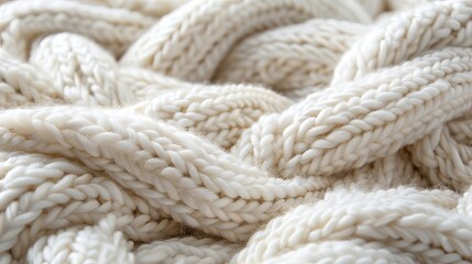 Background texture of beige knitted things from thick woolen,Texture of beige big knit blanket,Large knitting,big yarn.