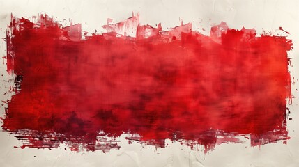 red grunge texture over white paper