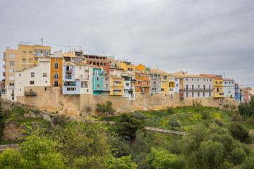 Obraz premium Colorful town of Villajoyosa in Alicante (Spain)