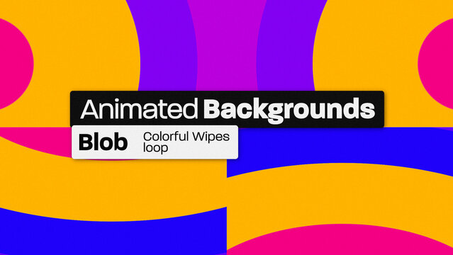 Blob Colorful Flat Animated Backgrounds 094 