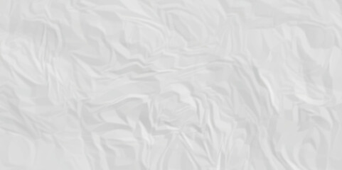 White wrinkly backdrop paper background. panorama grunge wrinkly paper texture background, crumpled pattern texture. paper crumpled texture. white fabric crushed textured crumpled.