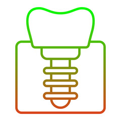 Dental Implant Icon