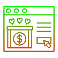 Online Donation Icon