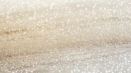 Subtle gradient from beige to ivory with sparkling champagne glitter wallpaper. 