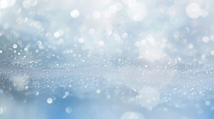 Fototapeta premium Heavenly gradient from pastel blue to cloud white with a shimmer of silver glitter wallpaper. --ar 16:9 --stylize 50 Job ID: 3c7484ed-ad64-40af-8709-404f43e299ca