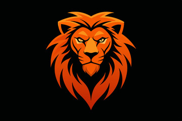 lion head vector illustration