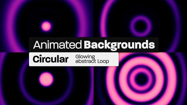 Circular Glowing Animated Backgrounds 126 