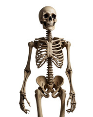 skeleton isolated on clear background