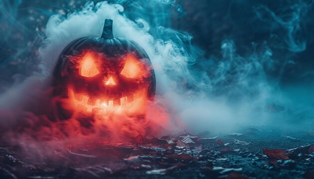 Supernatural Halloween event with ghost hunters, paranormal activities, and spooky evidence displays