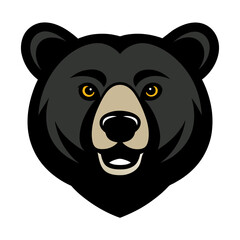 Bear Face Vector Logo Illustration