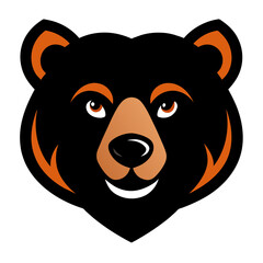 Bear Face Vector Logo Illustration