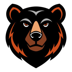 Bear Face Vector Logo Illustration