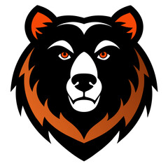 Bear Face Vector Logo Illustration