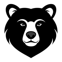 Bear Face Vector Logo Illustration