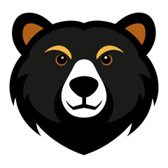 Bear Face Vector Logo Illustration