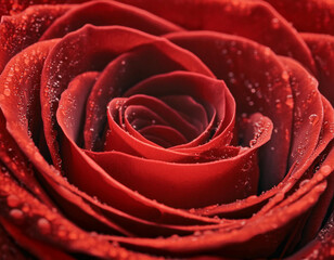 Cinematic Red Rose: A Stunning Macro Shot