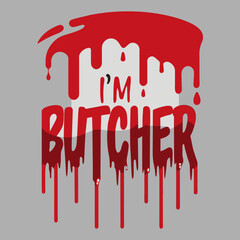 Butcher Shop Logo Vector Illustration