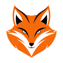 Fox Face Logo Vector Illustration