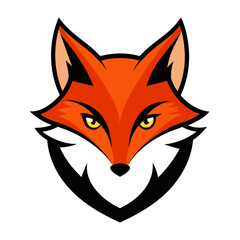 Fox Face Logo Vector Illustration