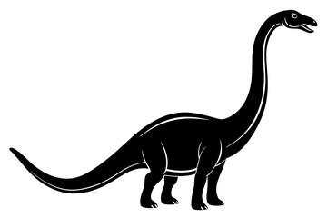 brachiosaurus vector illustration
