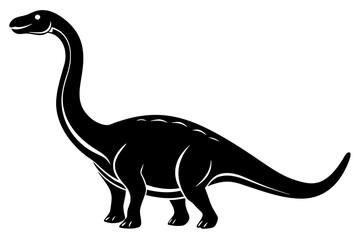 brachiosaurus vector illustration