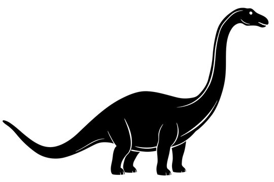 recommend clip art: brachiosaurus vector illustration