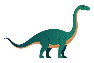 brachiosaurus vector illustration