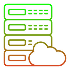 Cloud Server Icon