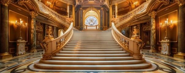 Fototapeta premium Staircase in an old palace