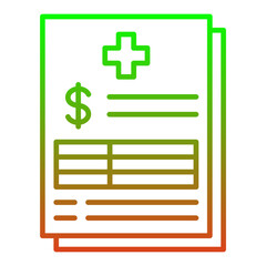 Obraz premium Costs Icon