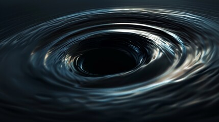 a black hole's gravitational pull distorting the fabric of spacetime, creating a mesmerizing vortex of light and darkness,