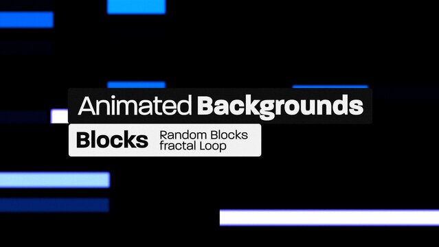 Fractal Blocks Animated Backgrounds 078 