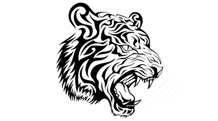 tiger head vector © Mr.daniyal