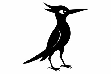 woodpecker bird logo vector illustration