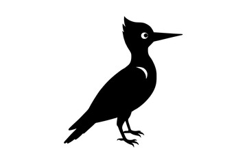 woodpecker bird logo vector illustration
