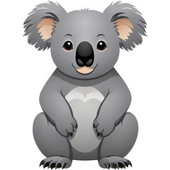 Fototapeta premium Grey delightful koala