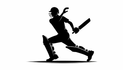 Shadow of a Cricket Player