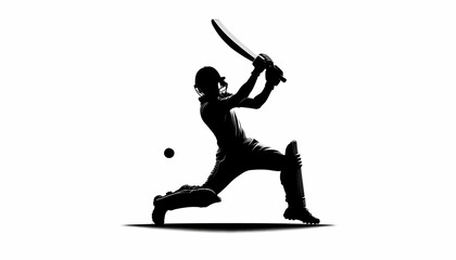 Shadow of a Cricket Player