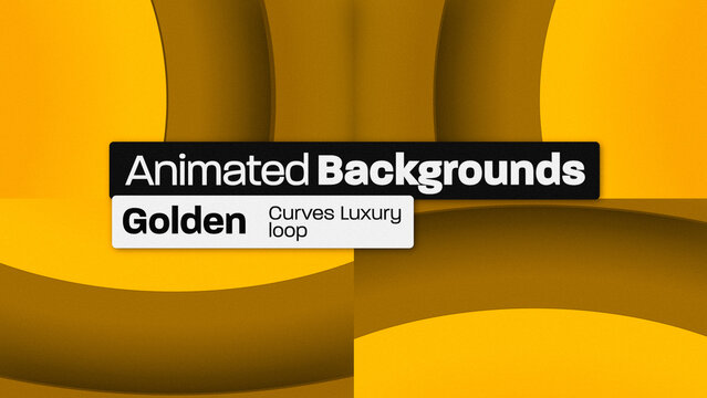 Golden Curves Luxury Loop Animated Backgrounds 101