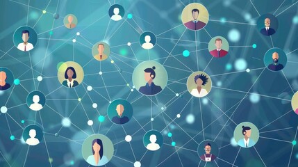 background with circles technology