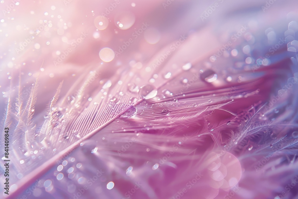 Poster this glamorous sophisticated airy artistic image on a soft blurred background features delicate pink