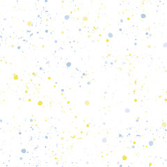 Bubbly colorful hand drawn seamless pattern.