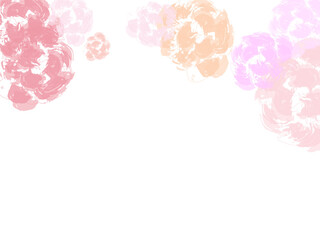 Falling cherry blooming flower parts vector..