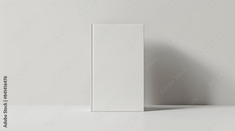 Poster a blank standing box on a white background, ideal for design mockups and branding presentations. gen