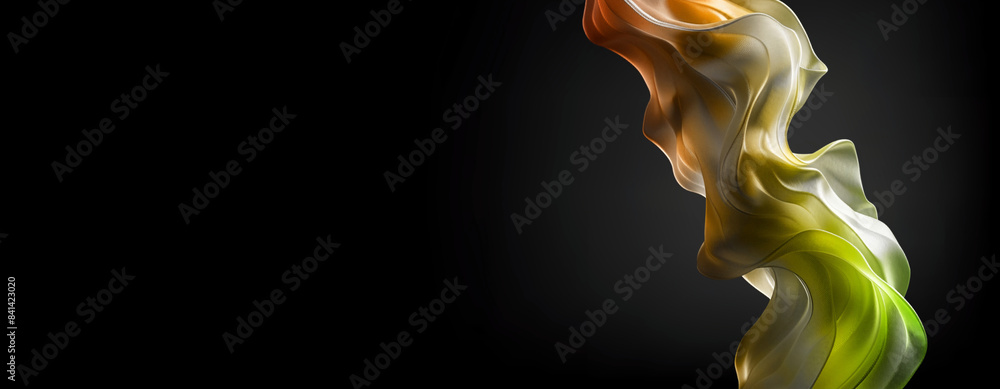Poster abstract waves .background for banner or backdrop. generative ai