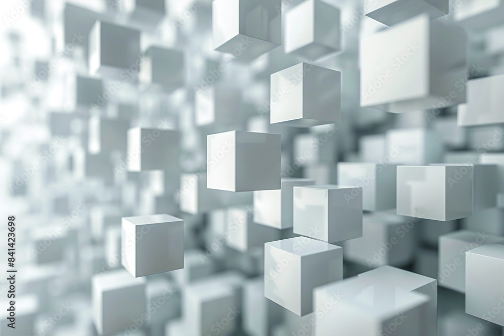 Poster geometric shapes,abstract 3d background.background for banner or backdrop. generative ai