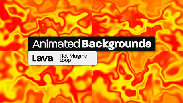 Hot Lava Magma Animated Backgrounds 121 