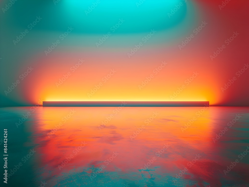 Poster captivating neon gradient backdrop for bold product displays and fresh concepts