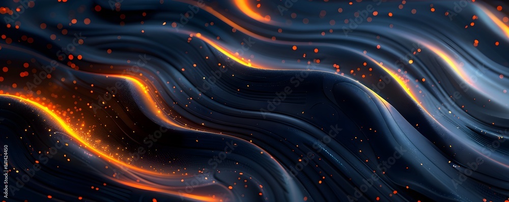 Poster mesmerizing neon swirl abstract background for dynamic product presentations